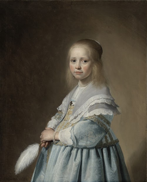 Rijksmuseum Portret van een meisje in blauw